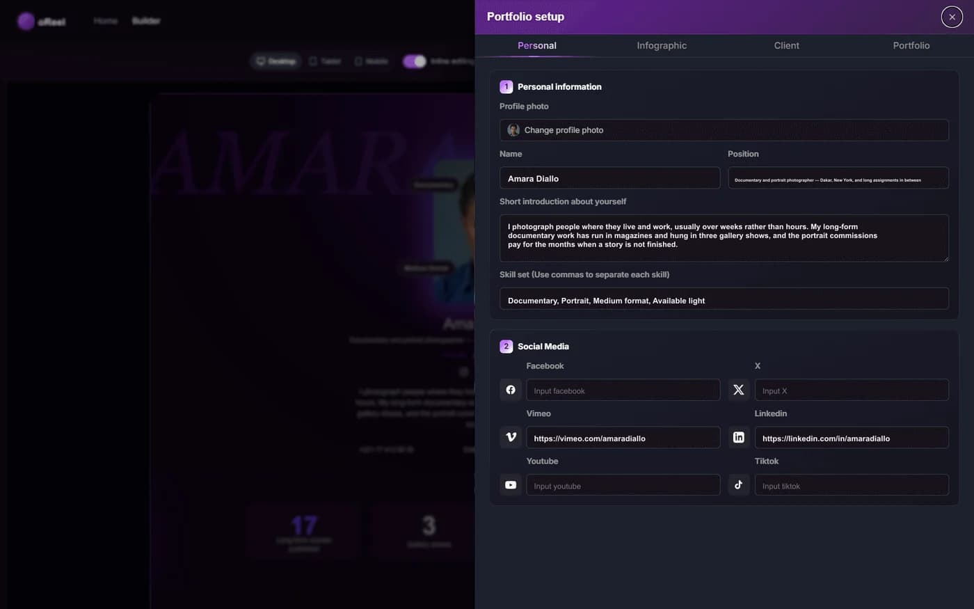 Customize live
