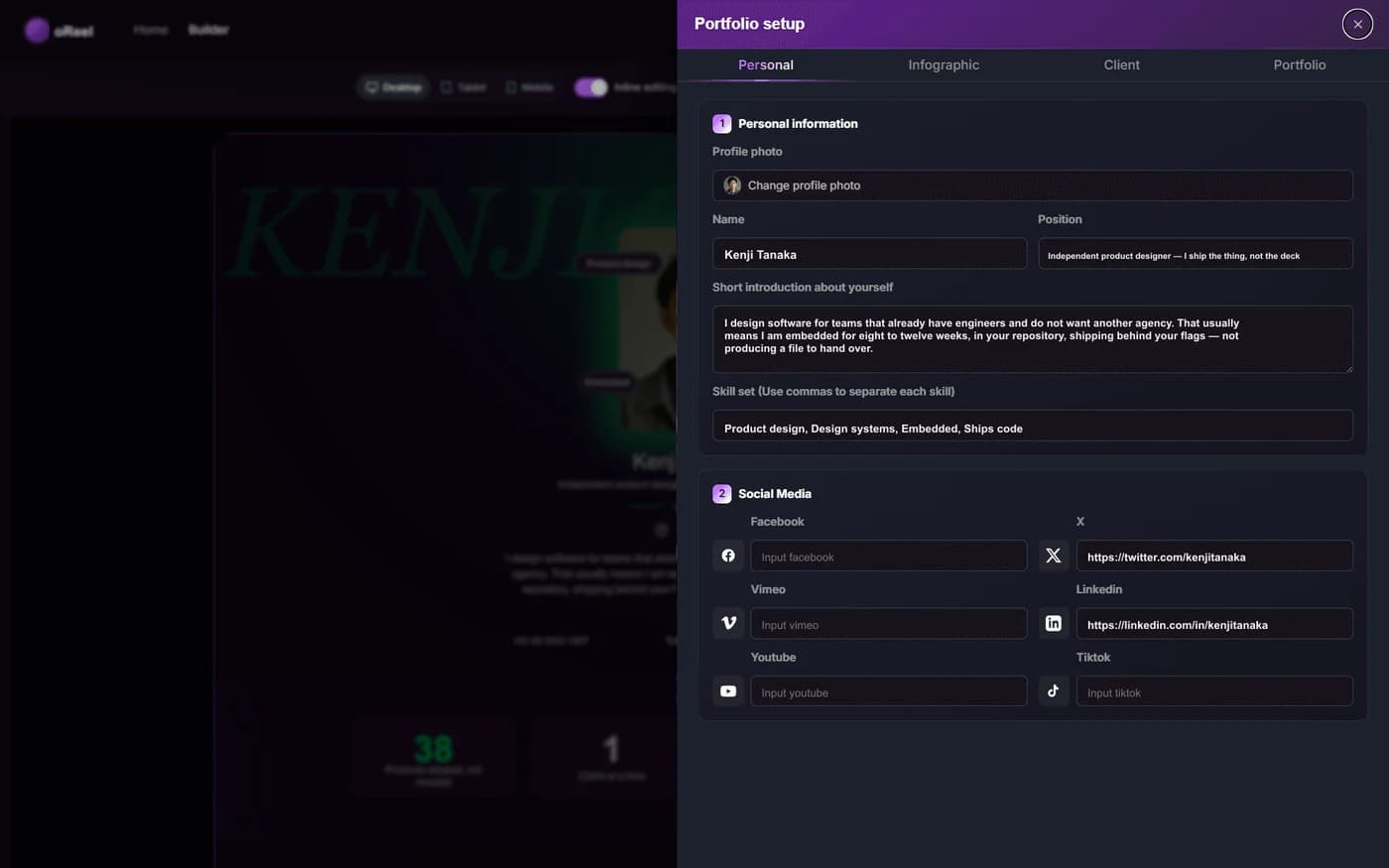 Customize live